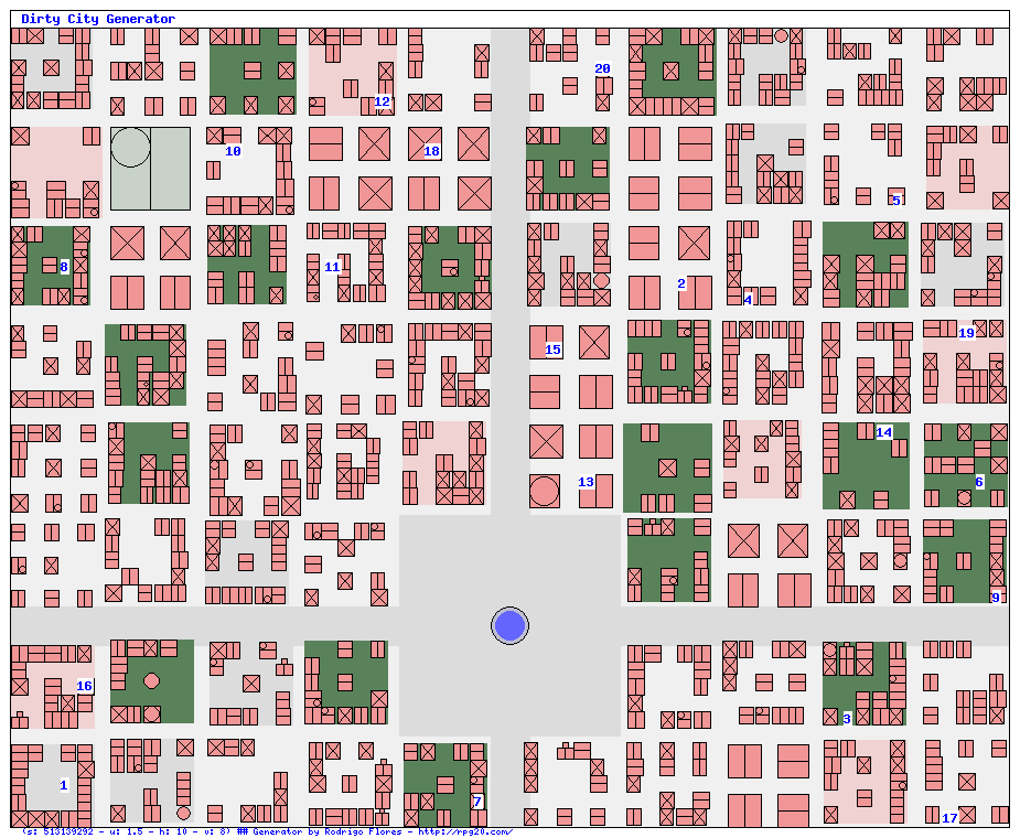 simple city map